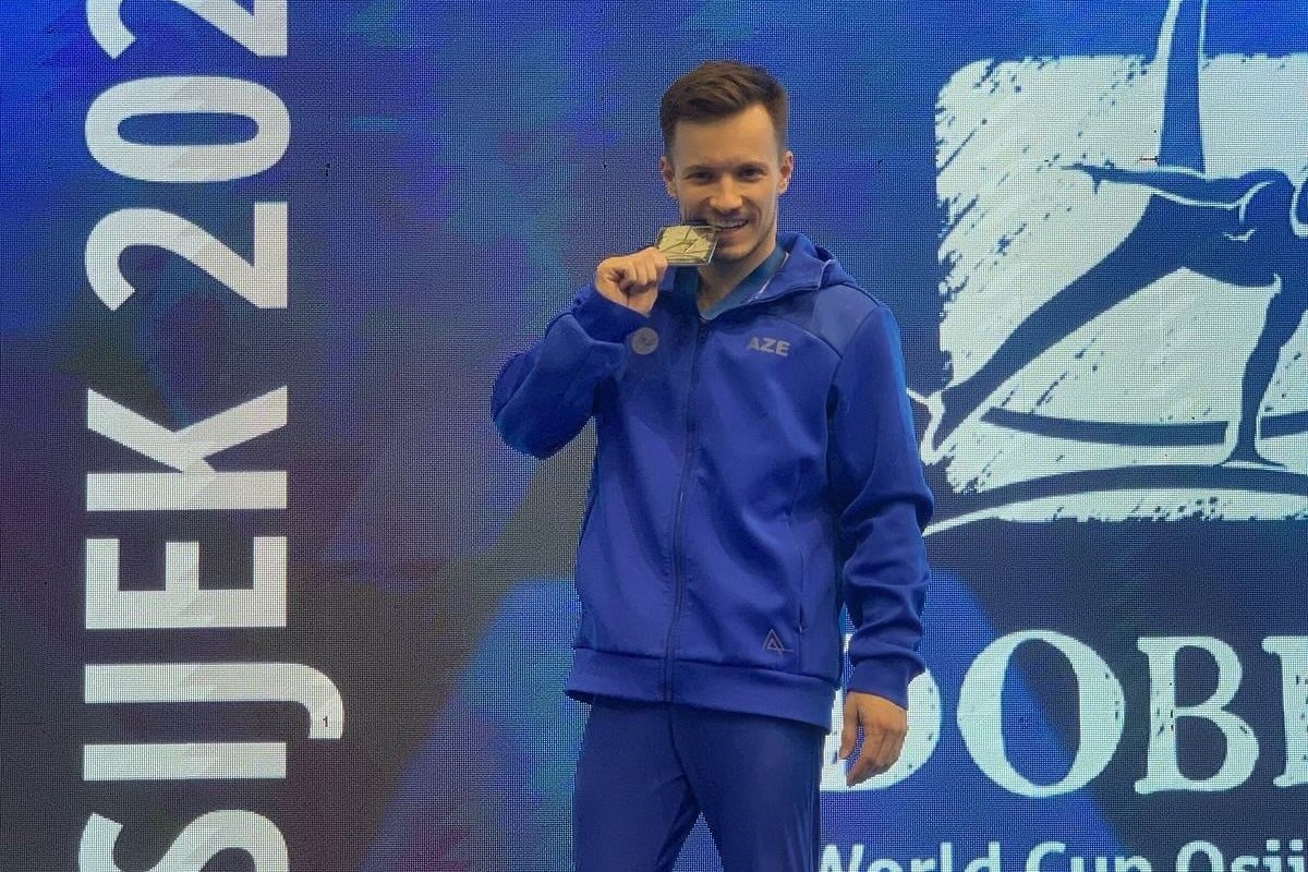 İdman gimnastımız Dünya kubokunun Osiyek mərhələsində gümüş medal qazanıb